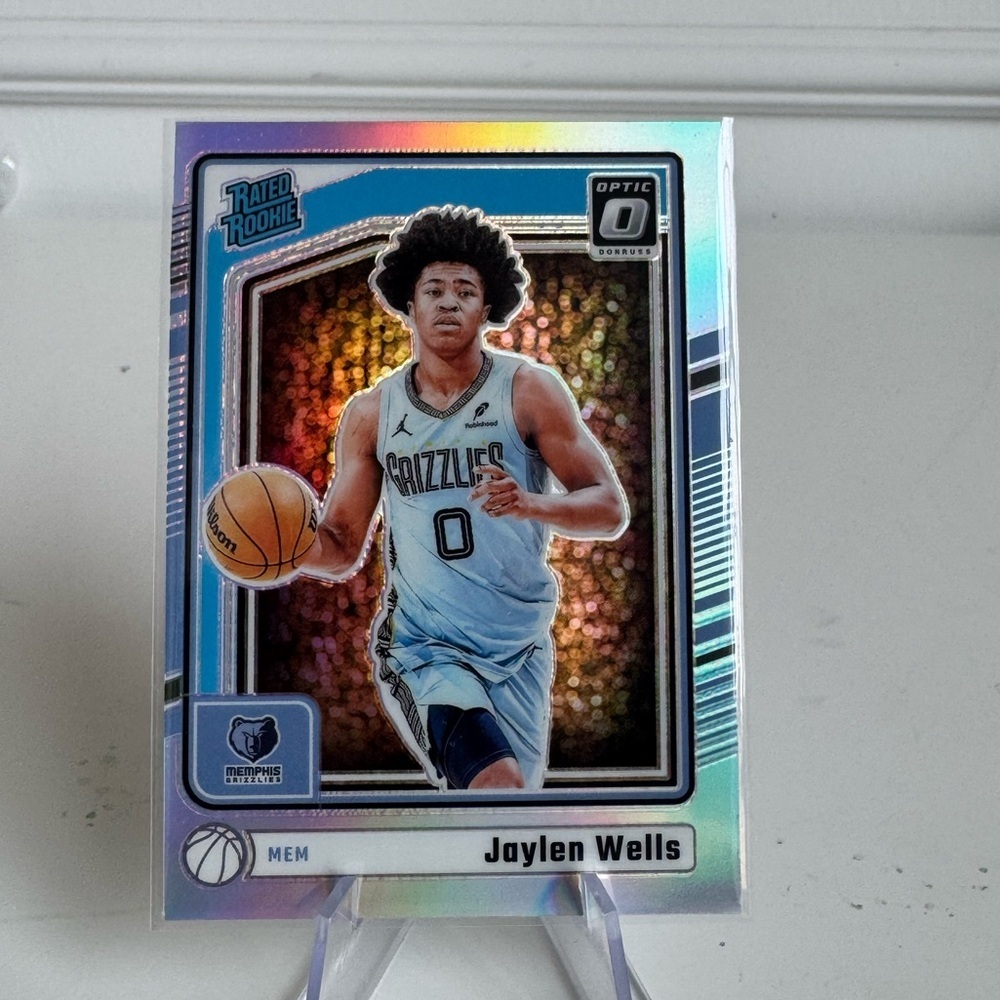 2024 Panini Donruss Optic Prizm Jaylen Wells Rated Rookie. Mint condition